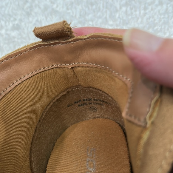 SODA Wedge Brown Suede Women’s Sneakers Size 7.5 - Picture 6 of 8